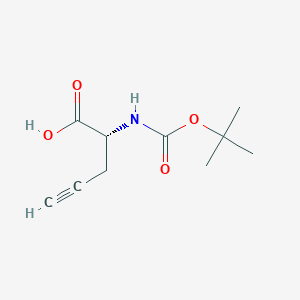 molecular formula C10H15NO4 B558451 Boc-D-Propargylglycine CAS No. 63039-46-3