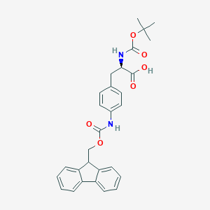 molecular formula C29H30N2O6 B558463 Boc-d-phe(4-nhfmoc)-oh CAS No. 173054-11-0