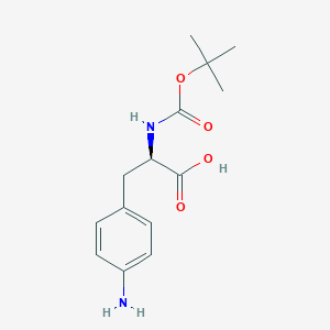 molecular formula C14H20N2O4 B558464 Boc-4-Amino-D-phenylalanine CAS No. 164332-89-2