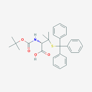 molecular formula C29H33NO4S B558466 Boc-S-trityl-D-penicillamine CAS No. 135592-14-2