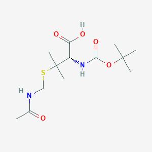 molecular formula C13H24N2O5S B558470 Boc-D-pen(acm)-OH CAS No. 201421-14-9