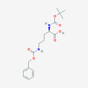 molecular formula C18H26N2O6 B558472 Boc-D-Orn(Z)-OH CAS No. 16937-92-1