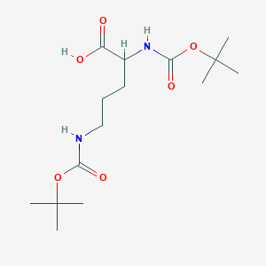 molecular formula C15H28N2O6 B558473 Boc-D-orn(boc)-OH CAS No. 137524-82-4
