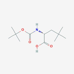 molecular formula C12H23NO4 B558474 (R)-2-((tert-Butoxycarbonyl)amino)-4,4-dimethylpentanoic acid CAS No. 112695-98-4