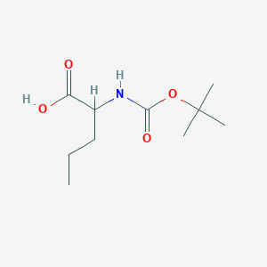 molecular formula C10H19NO4 B558475 (R)-2-((tert-Butoxycarbonyl)amino)pentanoic acid CAS No. 57521-85-4