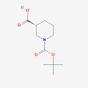 molecular formula C11H19NO4 B558477 (r)-1-Boc-piperidine-3-carboxylic acid CAS No. 163438-09-3
