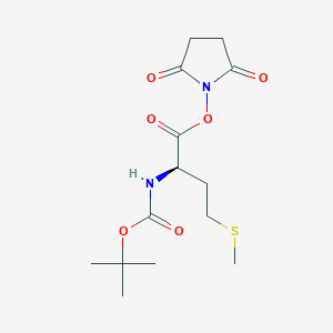 molecular formula C14H22N2O6S B558480 Boc-D-蛋氨酸-osu CAS No. 26060-98-0