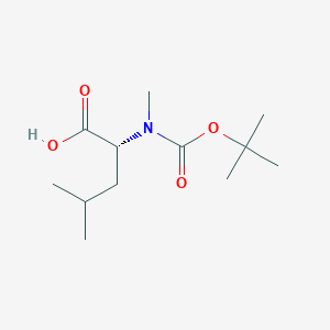 molecular formula C12H23NO4 B558484 Boc-N-methyl-D-leucine 