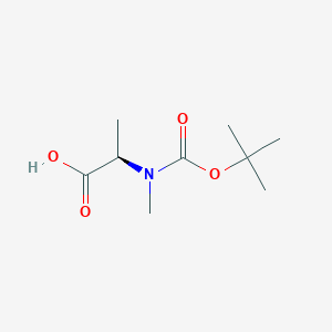 molecular formula C9H17NO4 B558486 Boc-N-甲基-D-丙氨酸 CAS No. 19914-38-6