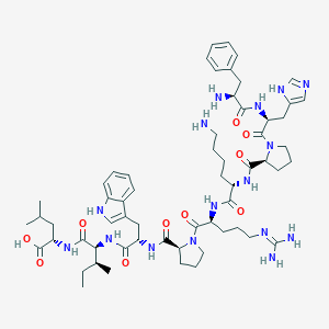 molecular formula C60H88N16O10 B055849 Xenopsin-Related Peptide 2 CAS No. 117442-29-2