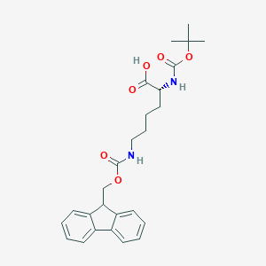 molecular formula C26H32N2O6 B558490 Boc-D-Lys(Fmoc)-OH CAS No. 115186-31-7