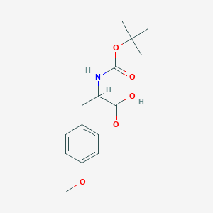 molecular formula C15H21NO5 B558494 2-((叔丁氧羰基)氨基)-3-(4-甲氧基苯基)丙酸 CAS No. 141895-35-4