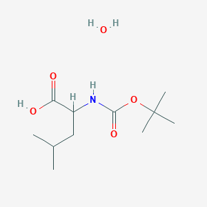molecular formula C11H23NO5 B558498 Boc-DL-leu-OH H2O CAS No. 200937-21-9