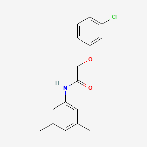 molecular formula C16H16ClNO2 B5585064 2-(3-Chloro-phenoxy)-N-(3,5-dimethyl-phenyl)-acetamide 
