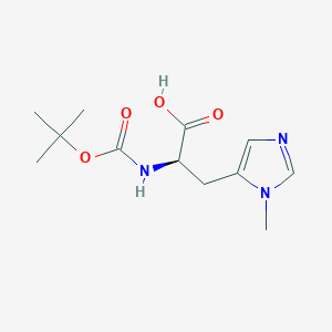 molecular formula C12H19N3O4 B558516 Boc-D-his(3-ME)-OH CAS No. 200871-84-7