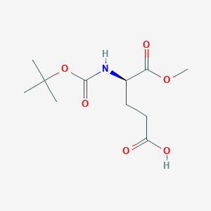 molecular formula C11H19NO6 B558525 Boc-D-glu-ome CAS No. 55227-00-4