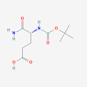 molecular formula C10H18N2O5 B558528 Boc-D-谷氨酸-NH2 CAS No. 55297-72-8