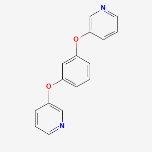 molecular formula C16H12N2O2 B5585308 3-(3-pyridin-3-yloxyphenoxy)pyridine 