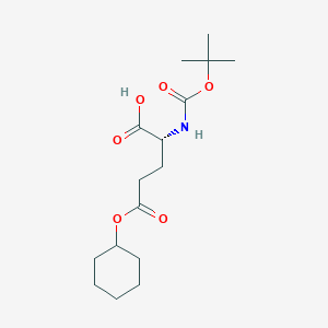 molecular formula C16H27NO6 B558532 Boc-D-Glu(Ochex)-Oh CAS No. 133464-27-4