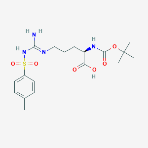 molecular formula C18H28N4O6S B558535 Boc-D-Gln-OH CAS No. 61348-28-5