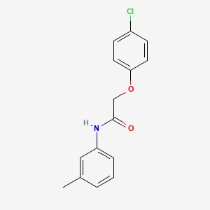 molecular formula C15H14ClNO2 B5585363 2-(4-chlorophenoxy)-N-(3-methylphenyl)acetamide CAS No. 62095-61-8