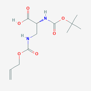 molecular formula C12H20N2O6 B558538 Boc-D-dap(aloc)-OH CAS No. 179251-60-6