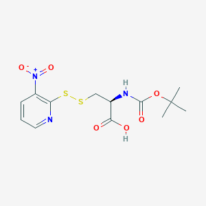 molecular formula C13H17N3O6S2 B558544 Boc-D-Cys(NPys)-OH CAS No. 200350-73-8