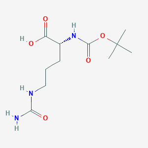 molecular formula C11H21N3O5 B558549 Boc-D-Cit-OH CAS No. 121080-95-3