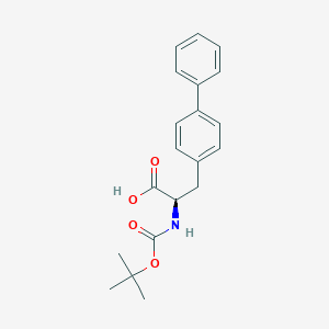 molecular formula C20H23NO4 B558552 Boc-3-(4-联苯基)-D-丙氨酸 CAS No. 128779-47-5