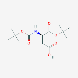 molecular formula C13H23NO6 B558556 Boc-d-asp-otbu CAS No. 77004-75-2