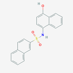 molecular formula C20H15NO3S B5585585 N-(4-hydroxynaphthalen-1-yl)naphthalene-2-sulfonamide 