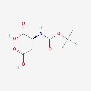 molecular formula C9H15NO6 B558561 Boc-D-天冬氨酸 CAS No. 62396-48-9