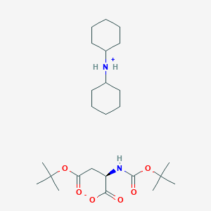 molecular formula C25H46N2O6 B558562 Boc-D-Asp(OtBu)-OH DCHA CAS No. 200334-95-8
