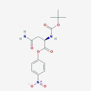 molecular formula C15H19N3O7 B558565 Boc-D-Asn-ONp CAS No. 104199-82-8