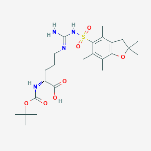 molecular formula C24H38N4O7S B558569 Boc-D-精氨酸(Pbf)-OH CAS No. 186698-61-3