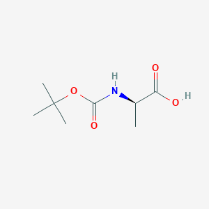 molecular formula C8H15NO4 B558578 Boc-D-丙氨酸 CAS No. 7764-95-6