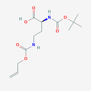 molecular formula C13H22N2O6 B558581 Boc-Dab(Aloc)-OH CAS No. 171820-73-8