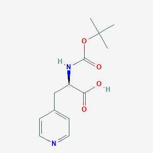 molecular formula C13H18N2O4 B558583 Boc-D-4-Pal-OH CAS No. 37535-58-3