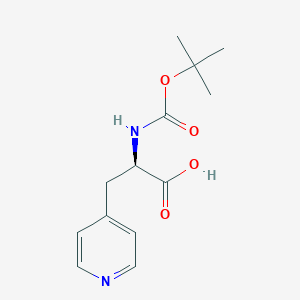 molecular formula C13H18N2O4 B558583 Boc-3-(4-pyridyl)-D-alanine CAS No. 37535-58-3