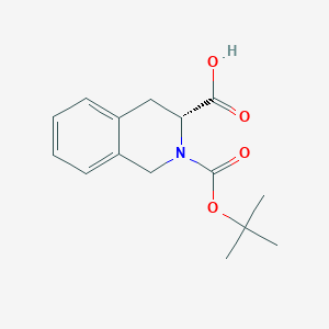 molecular formula C15H19NO4 B558586 Boc-D-Tic-OH CAS No. 115962-35-1