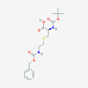 molecular formula C18H26N2O6S B558587 Boc-cys(Z-aminoethyl)-OH CAS No. 85003-76-5