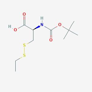 B558589 N-(tert-Butoxycarbonyl)-3-(ethyldisulfanyl)-L-alanine CAS No. 25461-01-2