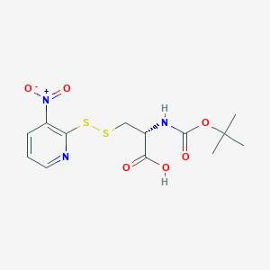 molecular formula C13H17N3O6S2 B558590 Boc-cys(npys)-OH CAS No. 76880-29-0