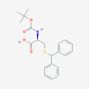 molecular formula C21H25NO4S B558595 Boc-S-diphenylmethyl-L-cysteine CAS No. 21947-97-7