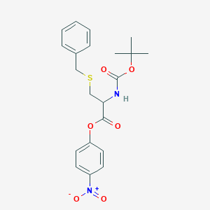 molecular formula C21H24N2O6S B558596 Boc-S-Benzyl-L-cysteine 4-nitrophenyl ester CAS No. 3560-17-6
