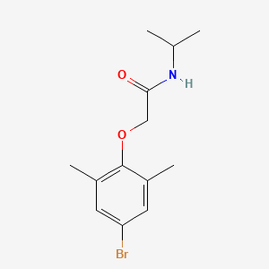 molecular formula C13H18BrNO2 B5586008 2-(4-bromo-2,6-dimethylphenoxy)-N-propan-2-ylacetamide 
