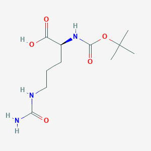 molecular formula C11H21N3O5 B558602 Boc-Cit-OH CAS No. 45234-13-7