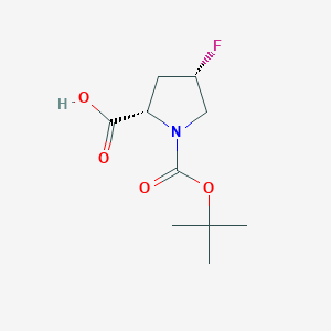 (2S,4S)-1-(tert-Butoxycarbonyl)-4-fluoropyrrolidine-2-carboxylic acid