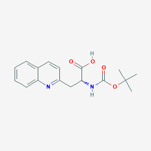 molecular formula C17H20N2O4 B558614 Boc-D-Ala(2'-quinolyl)-OH CAS No. 170157-64-9