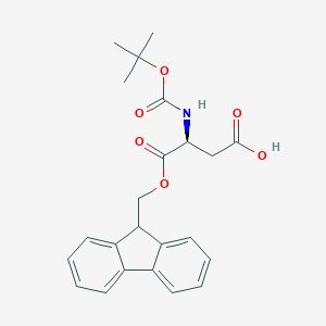 molecular formula C23H25NO6 B558617 Boc-Asp-Ofm CAS No. 129046-87-3